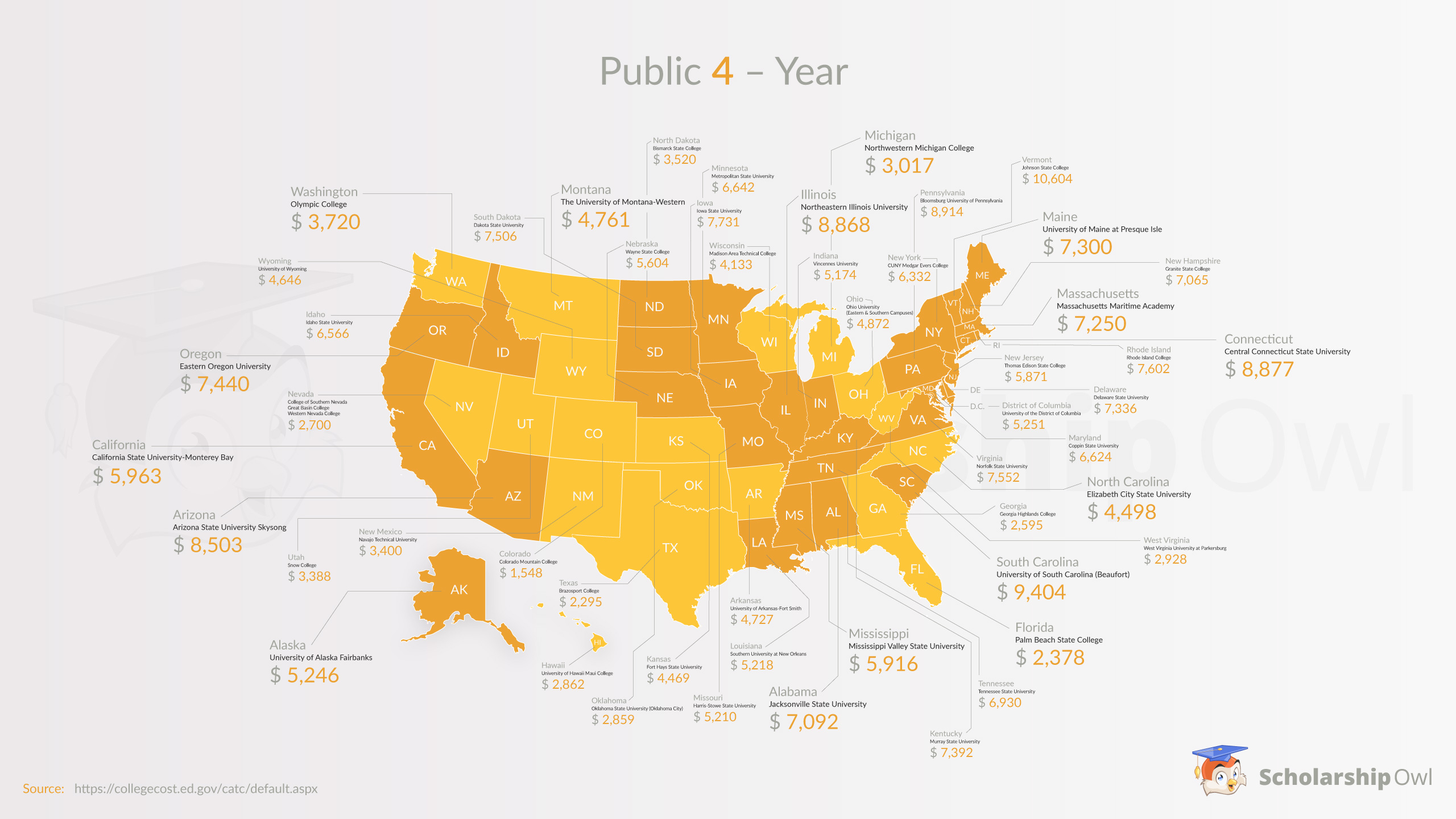 map of us