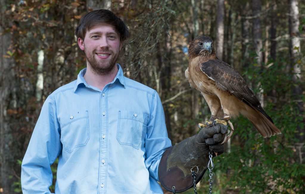 Taking charge of the skies GHC student is one of only 5,000 falconers