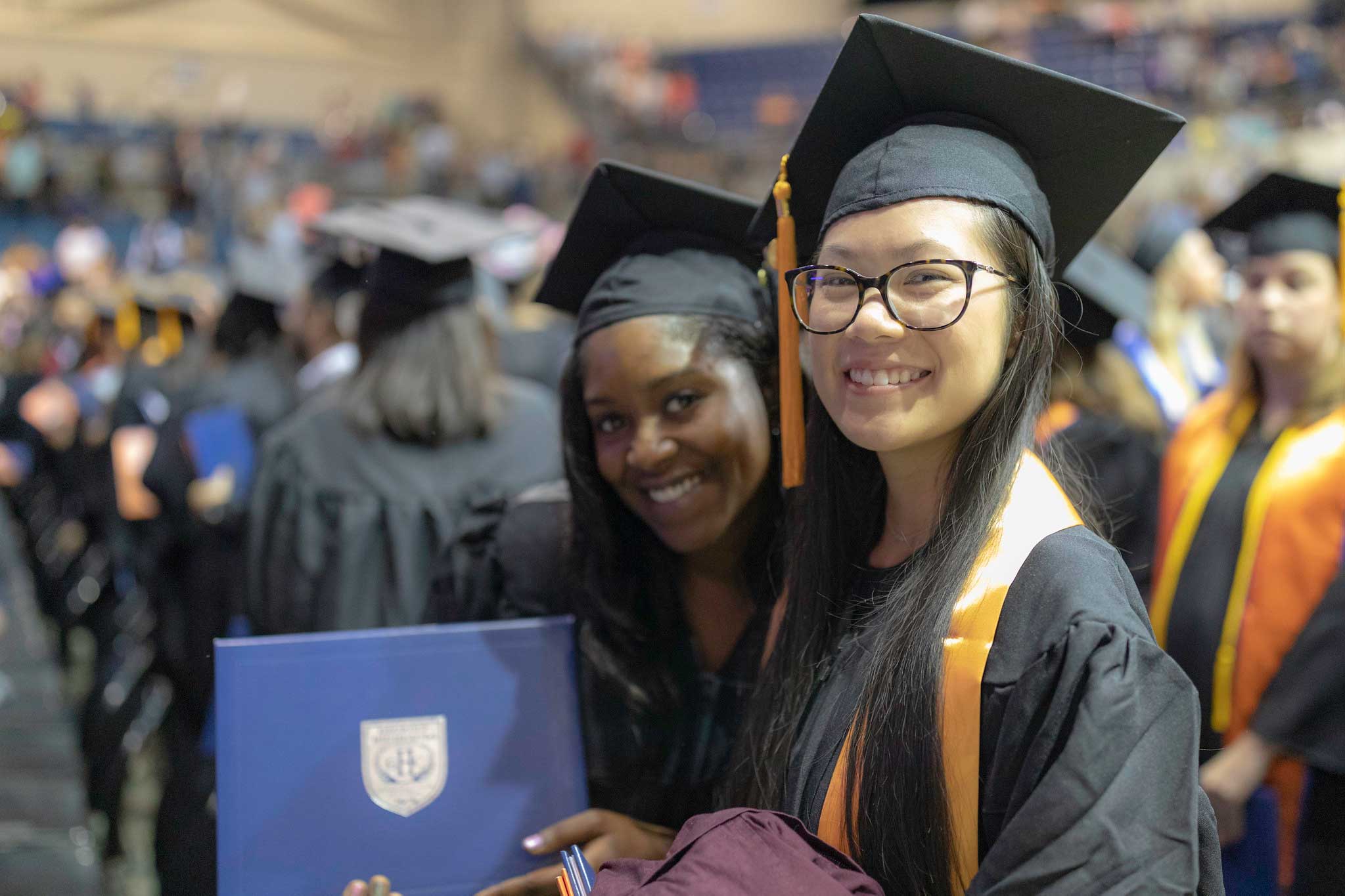 graduates with degree