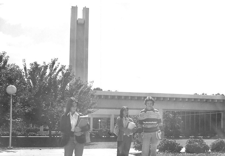 Floyd Junior College staff members for the Six Mile Post in 1974